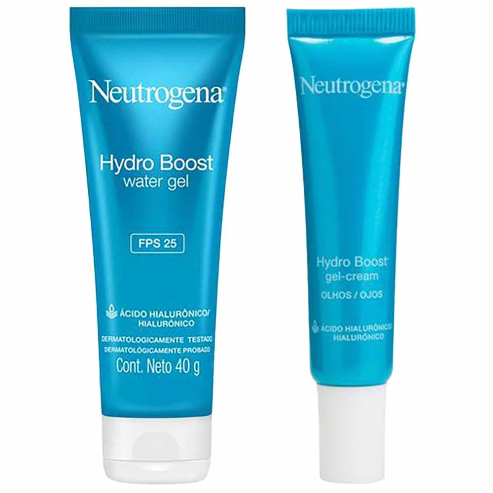 Neutrogena Hydro Boost Kit – Gel Hidratante Facial FPS 25 + Gel Creme para Olhos - 1