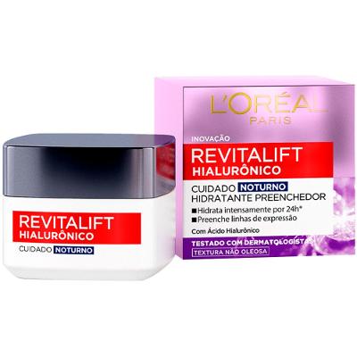 L'Oréal Paris Revitalift Hialurônico Kit – Água Micelar + Creme Anti-idade Noturno + Diurno + Creme Olhos + Gel de Limpeza + Sérum