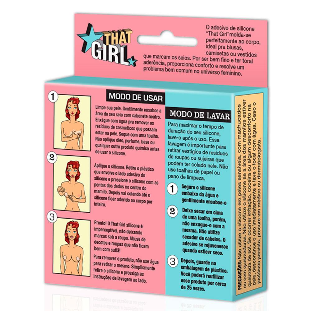 That Girl Silicone Pele Negra - Protetor Auto-Adesivo para os Seios - 2