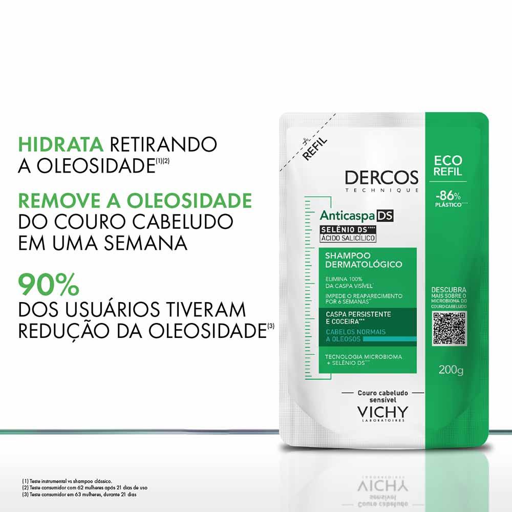 Vichy Dercos Shampoo Anticaspa DS - Cabelos Normais a Oleosos Refil - 2