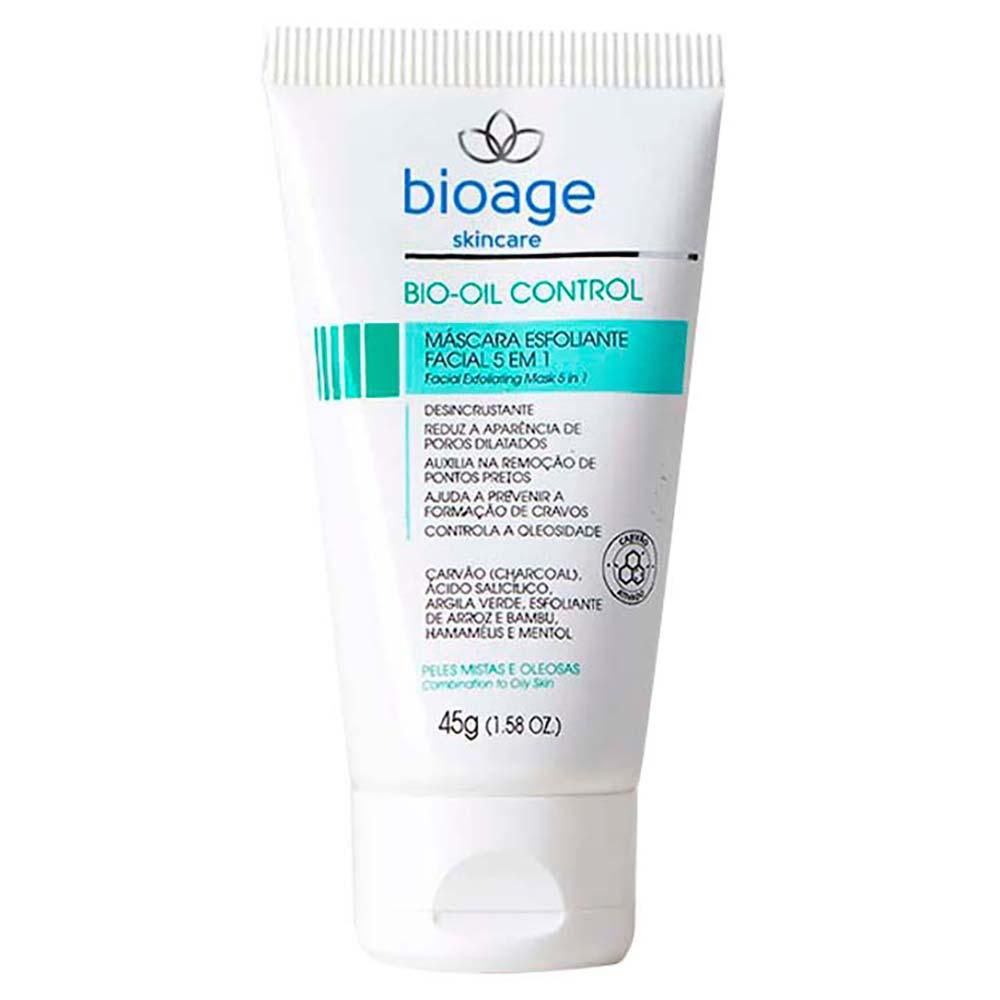 Máscara Esfoliante Facial Bioage Bio-Oil Control 5 em 1 - 1