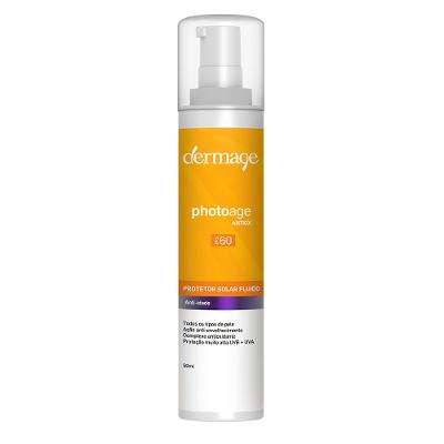 Protetor Solar Facial Dermage - Photoage Fluido Antiox FPS 60