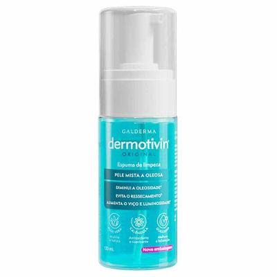 Espuma de Limpeza Facial para Pele Mista a Oleosa Dermotivin Original