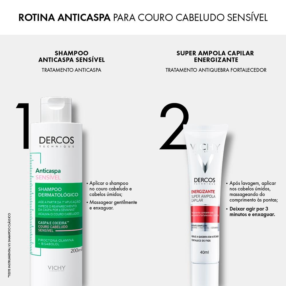 Vichy Dercos Shampoo Anticaspa Sensível - 6