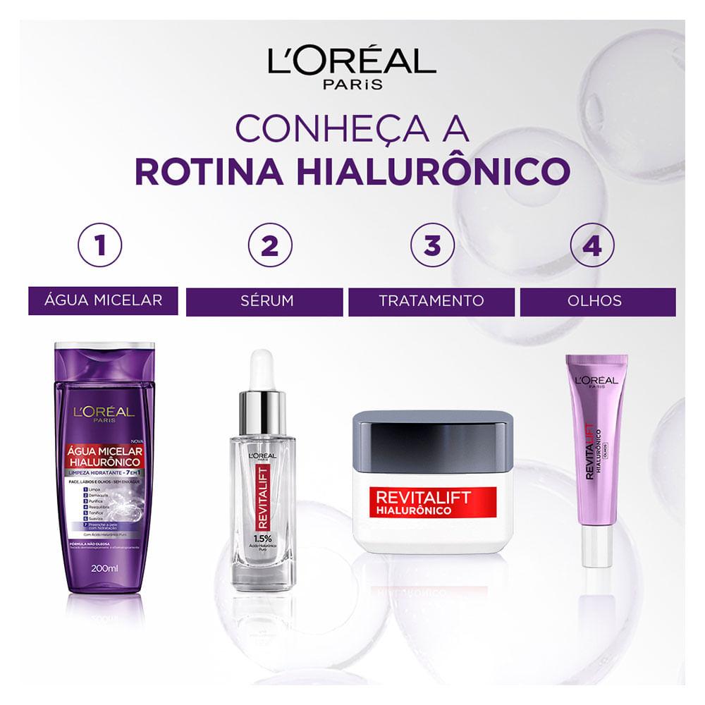 Creme para Olhos Hidratante Anti-idade L'Oréal Paris - Revitalift Hialurônico - 4