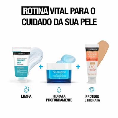 Protetor Solar Facial com Cor Neutrogena Sun Fresh Derm Care FPS70 – Pele Normal a Seca