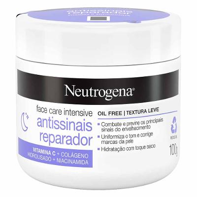 Hidratante Facial Neutrogena Face Care Intensive Antissinais Reparador