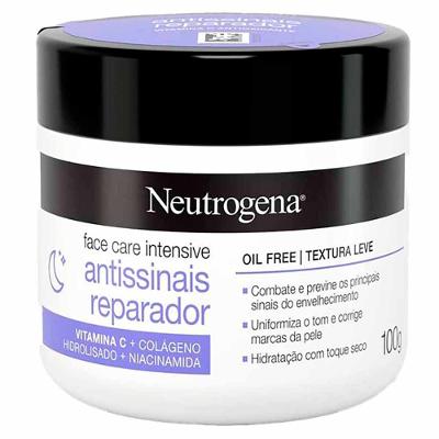 Hidratante Facial Neutrogena Face Care Intensive Antissinais Reparador