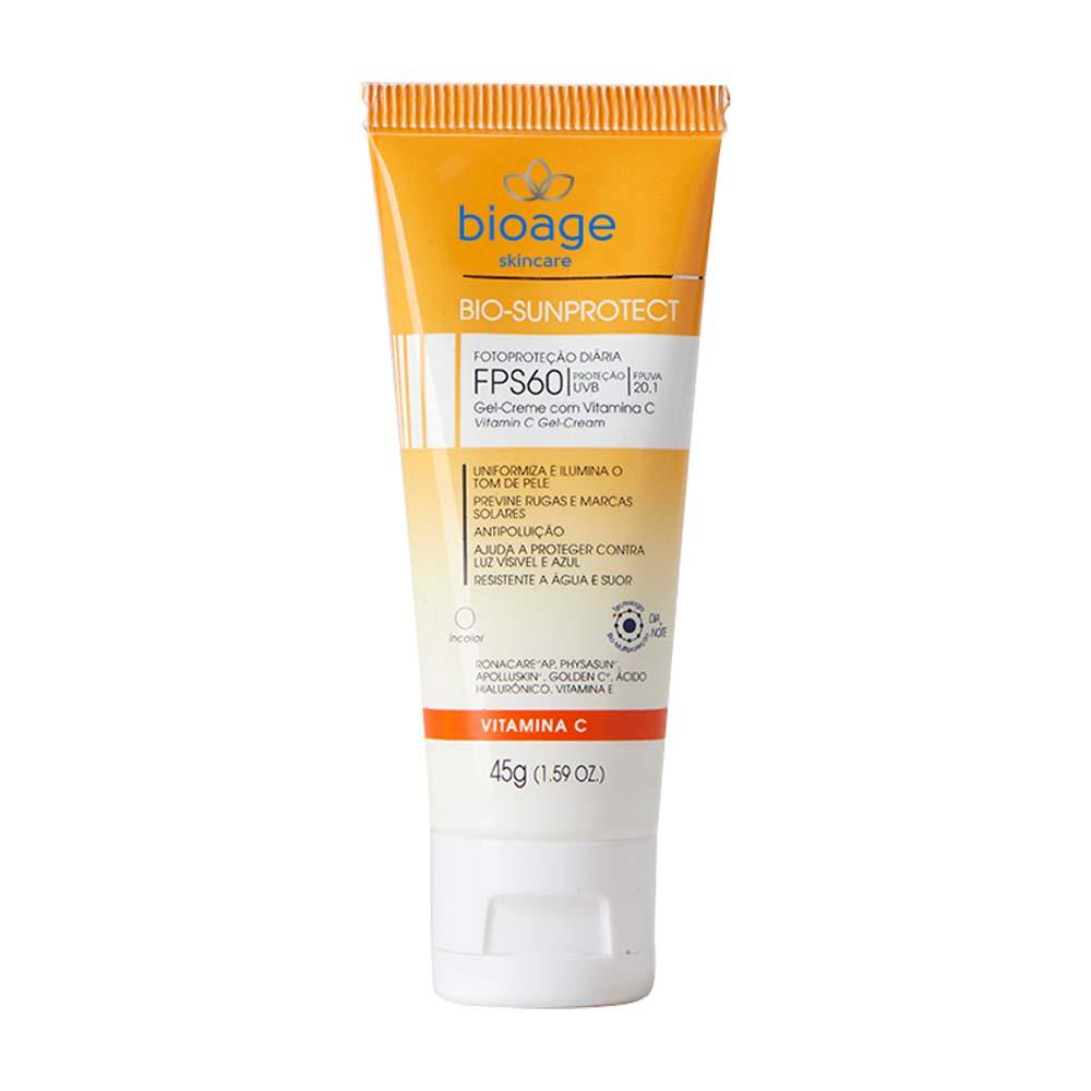 Protetor Solar Facial Bioage Com Vitamina C - FPS 60 - 1