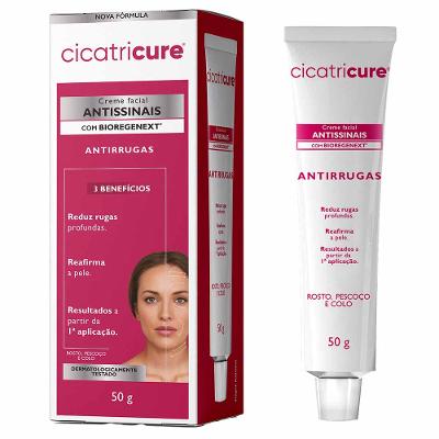 Creme Facial Cicatricure Antirrugas Diurno FPS30