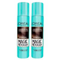 L'Oréal Paris Magic Retouch + Cicatri Renov Kit - Leave-In + 2 Corretivos Capilar Castanho Escuro - 5