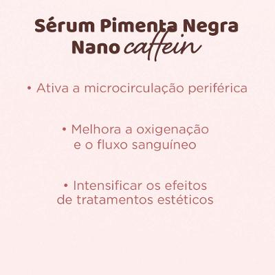Sérum para massagem Hidramais Pimenta Negra Nano Caffein
