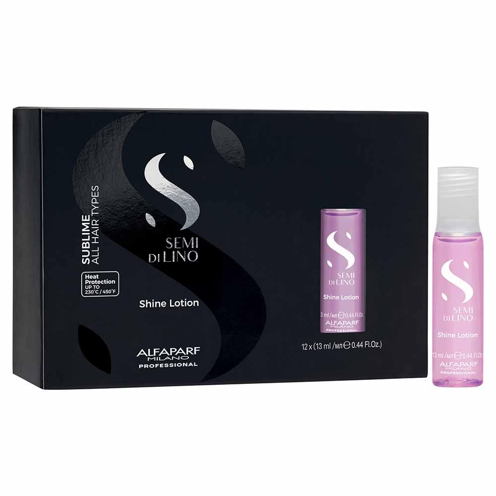 Alfaparf Milano Semi di Lino Shine Lotion Kit - Ampola de Tratamento - 1