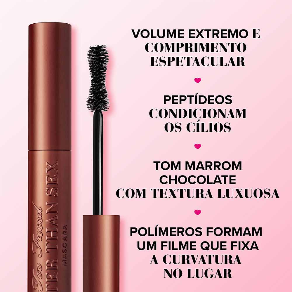 Máscara De Cílios Too Faced Better Than Sex Chocolate - 11