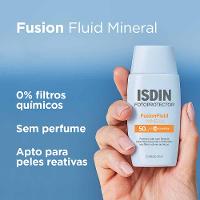 Protetor Solar Facial Isdin - Fusion Fluid Mineral FPS 50