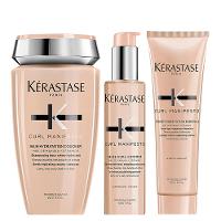 Kérastase Curl Manifesto Kit Shampoo + Gel em Creme + Condicionador - 1