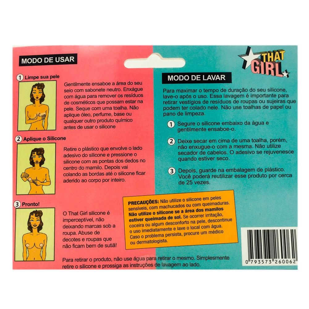 That Girl Silicone That Girl - Protetor Auto-Adesivo para os Seios - 3