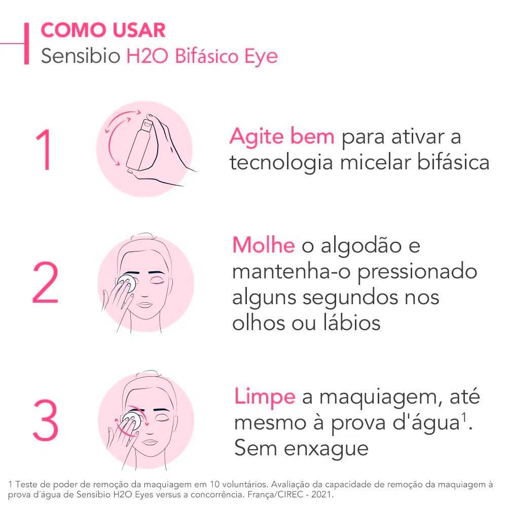 Bioderma Kit – Água Micelar Calmante Embalagem com Duas de 250ml + Água Micelar Bifásica para Olhos e Lábios 125ml - 6