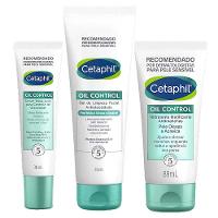 Cetaphil Oil Control Kit - Sérum Facial + Hidratante Facial + Gel de Limpeza Antioleosidade para Peles Mistas a Oleosas e Acneicas - 1
