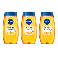 NIVEA Kit com 3 Sabonetes Líquidos Óleo de Banho - 1