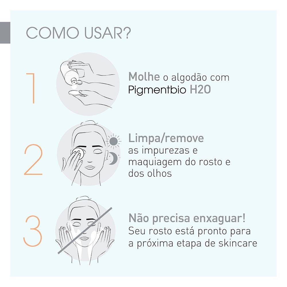 Água Micelar Clareadora Bioderma - Pigmentbio H2O - 4