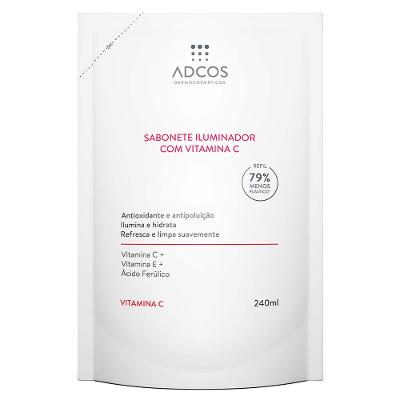 Sabonete Líquido Facial Iluminador Adcos Vitamina C - Refil