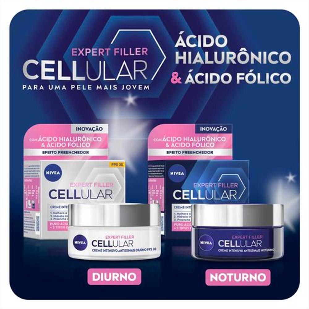 Nívea Cellular Filler  Kit – Creme Facial Antissinais Dia FPS30 + Creme Facial Antissinais Noite - 6