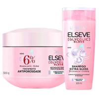 Elseve Glycolic Gloss Kit - Shampoo + Creme de Tratamento - 1
