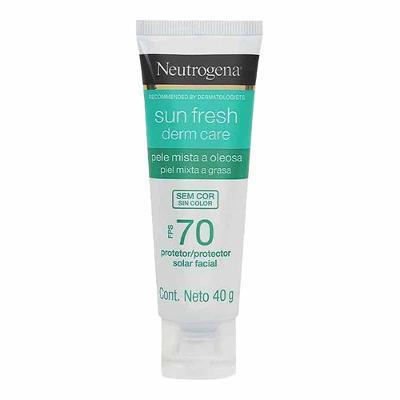 Protetor Solar Neutrogena Sun Fresh Derm Care Facial FPS70