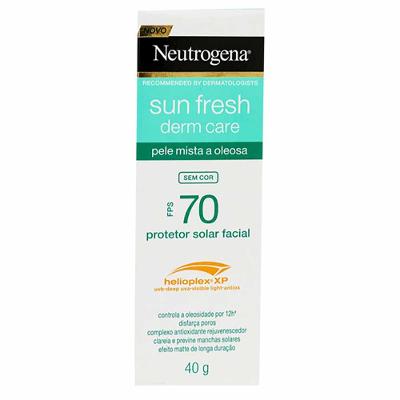Protetor Solar Neutrogena Sun Fresh Derm Care Facial FPS70