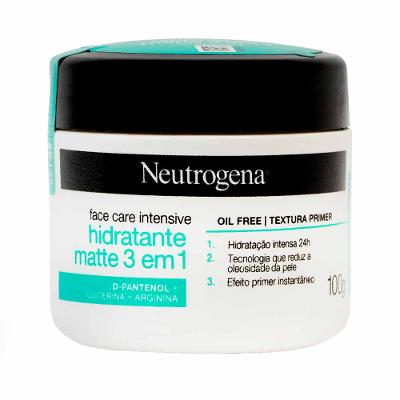 Hidratante Facial Neutrogena Face Care Intensive 3 em 1