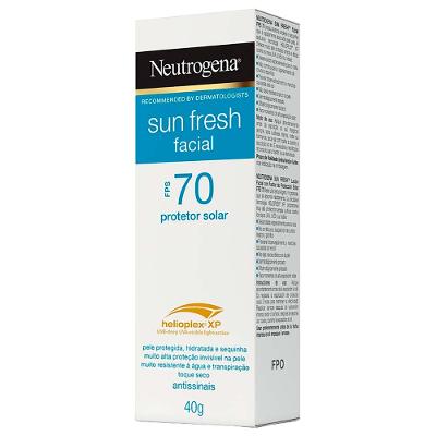 Protetor Solar Facial Neutrogena Sun Fresh FPS 70