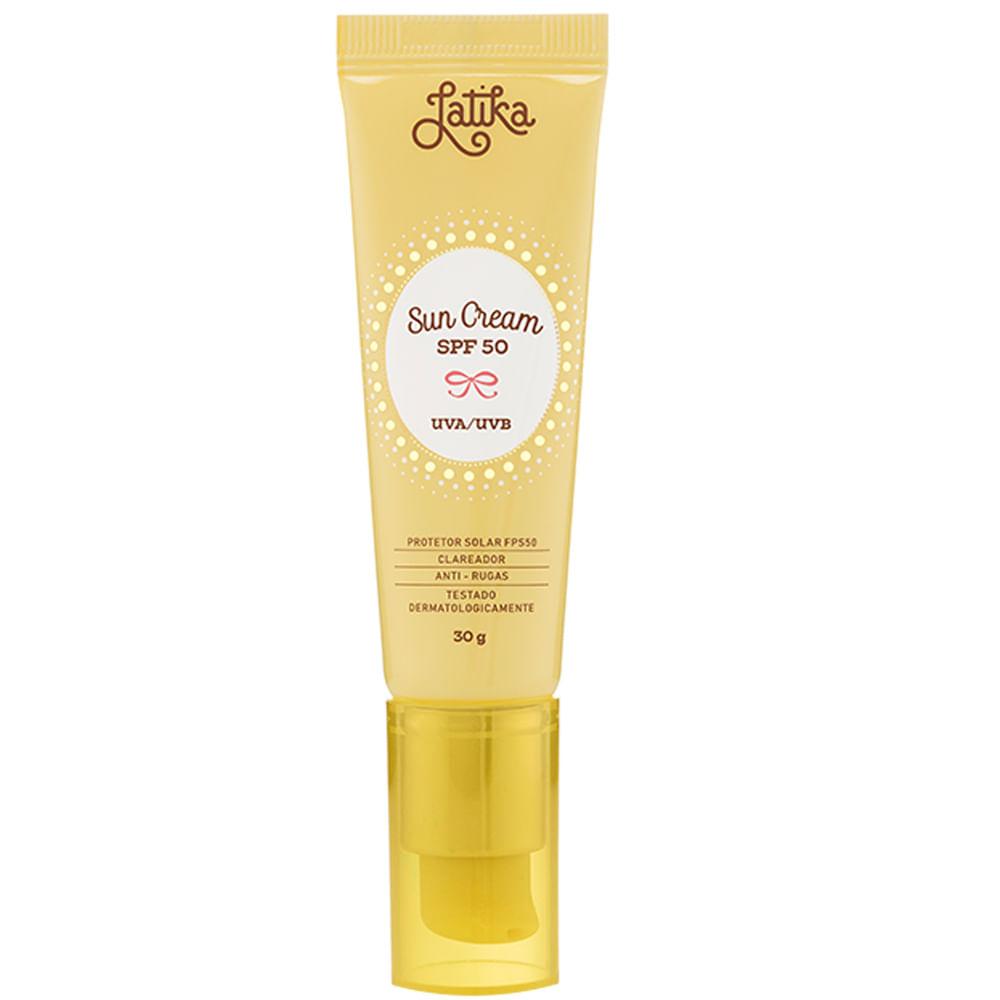 Protetor Solar Facial Latika Sun Cream SPF 50 - 1