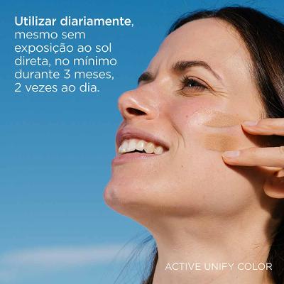 Isdin FotoUltra Active Unify Fusion Protetor Clareador Com Cor FPS99