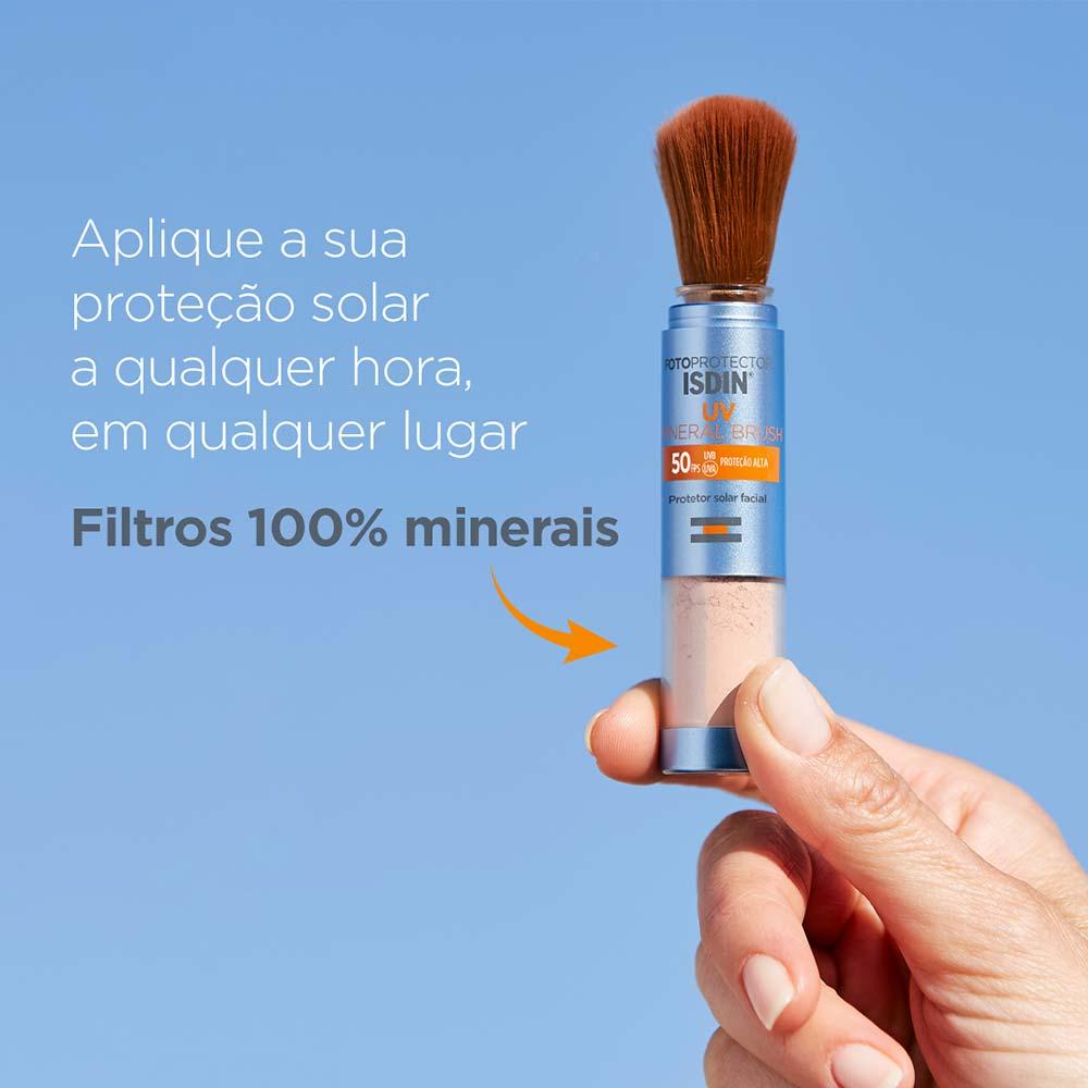 Protetor Solar em Pó Isdin UV Mineral Brush FPS50 - 4