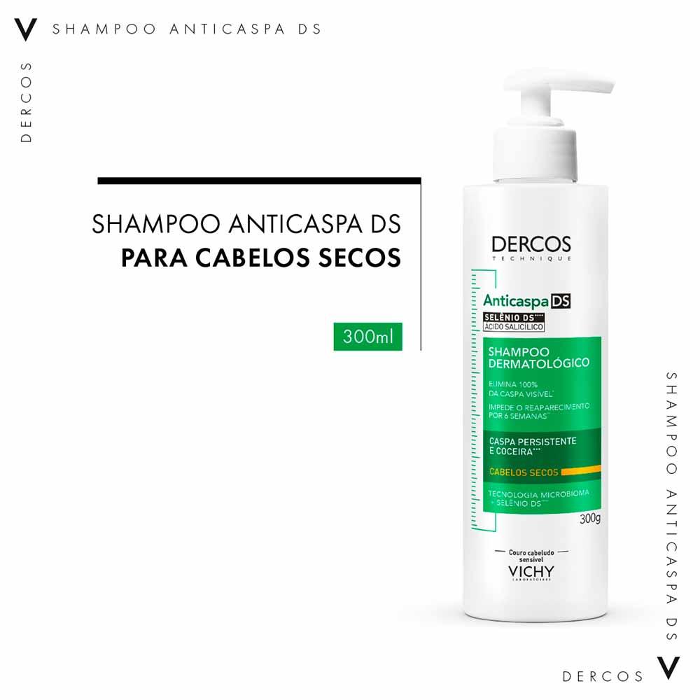 Vichy Dercos Shampoo Anticaspa DS - Cabelos Secos - 2