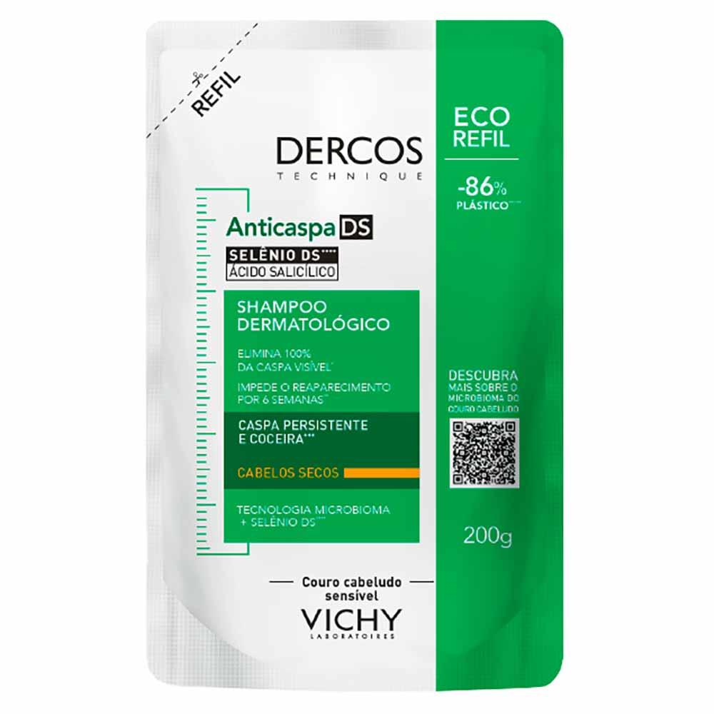Vichy Dercos Shampoo Anticaspa DS - Cabelos Secos Refil - 1
