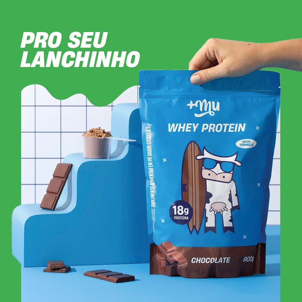 Whey Concentrado +Mu - Cookies’n Cream - Refil - 5