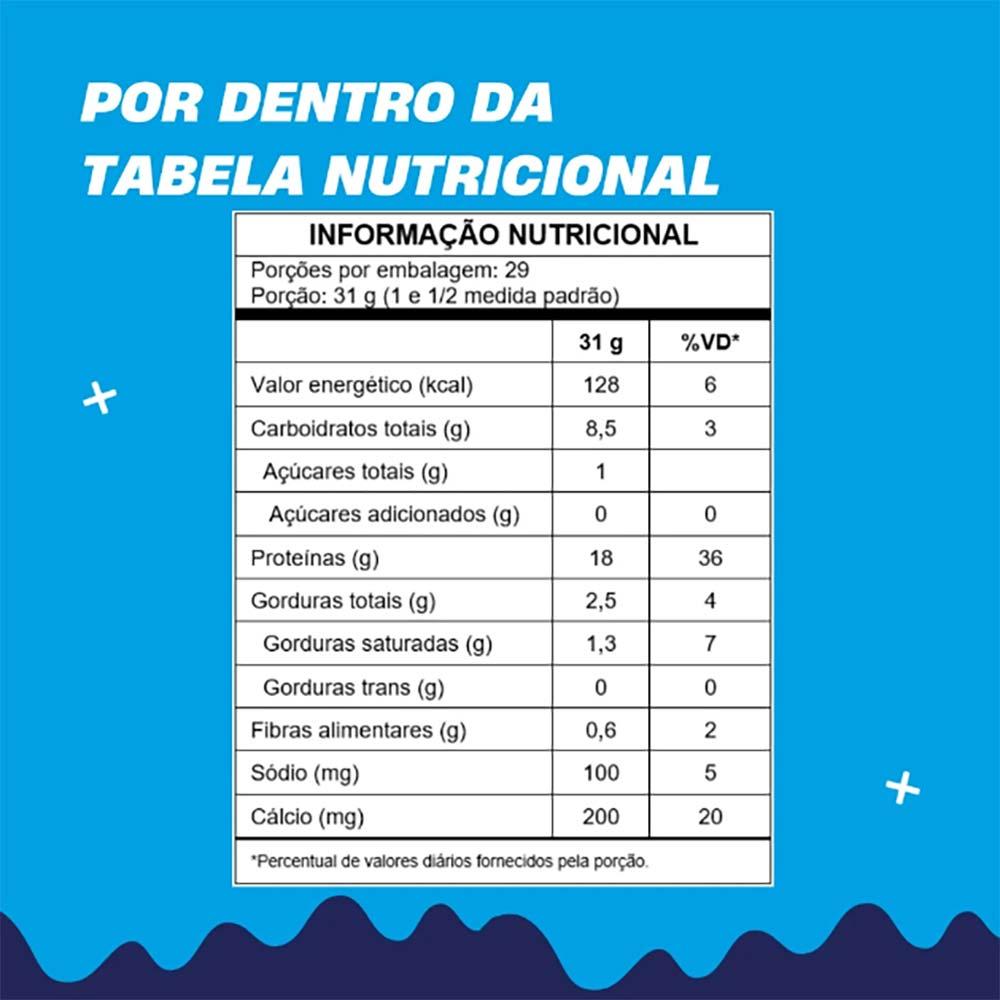 Whey Concentrado +Mu - Cookies’n Cream - Refil - 6