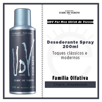 Desodorante Spray Ulrich de Varens Masculino - UDV For Men