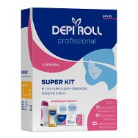 DepiRoll Depilação Roll-on Tradicional Super Kit – Aparelho Aquecedor + Cera Roll-On + Lenços - 1
