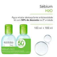 Kit Bioderma H2O Sebium Água Micelar Antioleosidade com 2 Unidades - 2