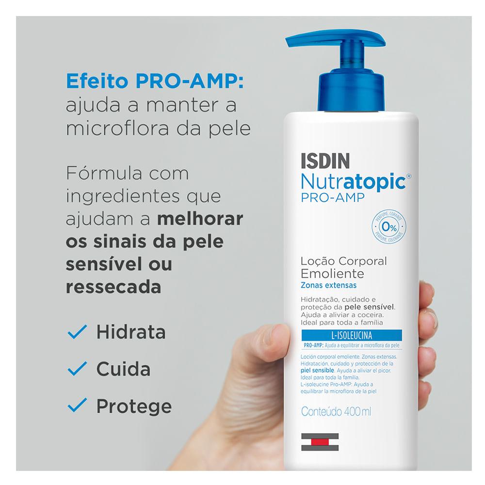 Loção Corporal Emoliente Isdin - Nutratopic Pro-AMP - 2