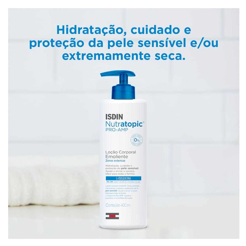 Loção Corporal Emoliente Isdin - Nutratopic Pro-AMP - 5