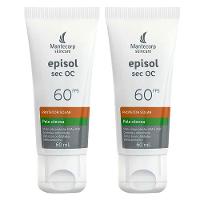 Kit 2x Protetor Solar FPS60 Episol SEC OC Mantecorp Skincare - 1