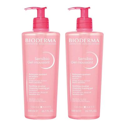 Bioderma Sensibio Gel Moussant Kit com 2 unidades de 500ml
