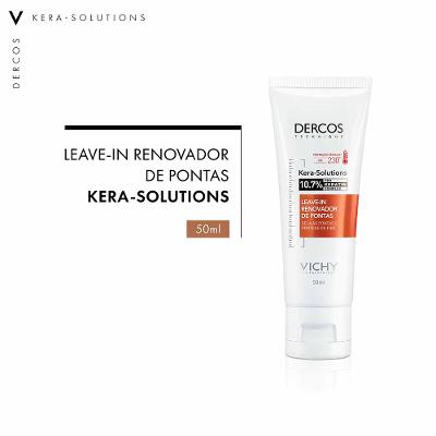 Leave-in Renovador de Pontas Antifrizz e Proteção Térmica Vichy Dercos Kera Solutions