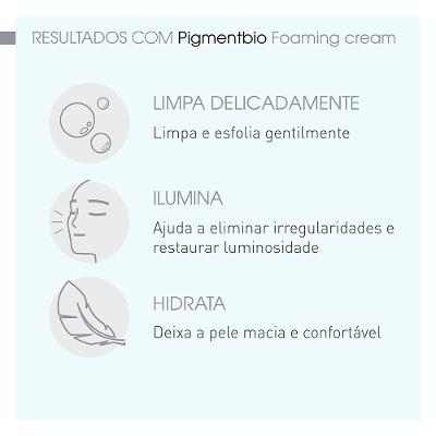 Bioderma Esfoliante Clareador para Rosto e Corpo Pigmentbio Foaming Cream