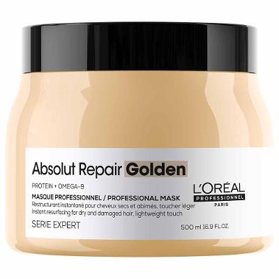 Máscara de Tratamento L'Oréal Professionnel Absolut Repair Golden Com Proteína e Ômega 9