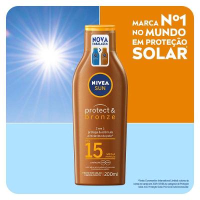 Protetor Solar NIVEA Sun Protect & Bronze Fps15
